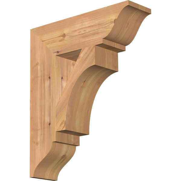 Ekena Millwork Westlake Traditional Smooth Bracket, Western Red Cedar, 5 1/2"W x 20"D x 24"H BKT06X20X24WTL01SWR - main